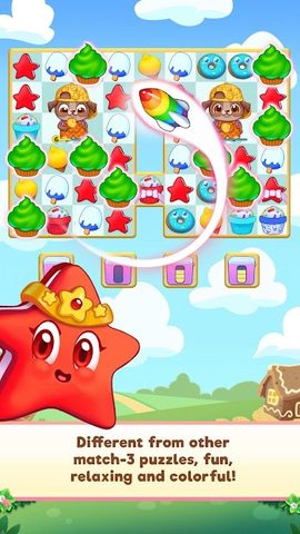 Screenshot 1: Candy Riddles: Match 3 Game