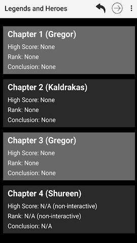 Screenshot 2: Heroic Epic: A Choices Game