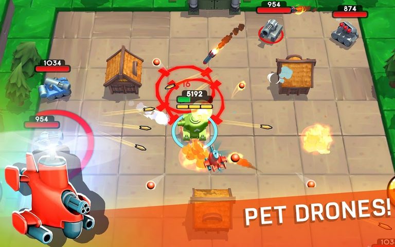 Screenshot 3: Tankhalla: New casual offline tank arcade game