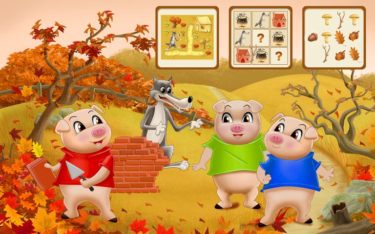 Screenshot 6: Three Little Pigs - Fairy Tale with Games