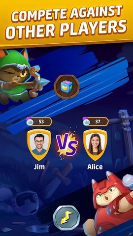 Screenshot 2: Cat Force - PvP Match 3 Game