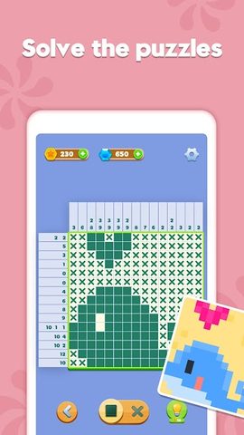 Screenshot 1: Nonogram - Jigsaw Puzzle Game