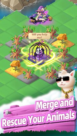 Screenshot 1: Merge Animals