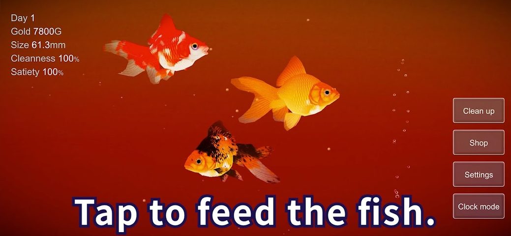 Screenshot 4: Goldfish 3D Relaxing Aquarium
