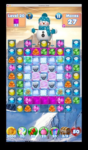 Screenshot 2: Snowman Swap - match 3 games and Christmas Games