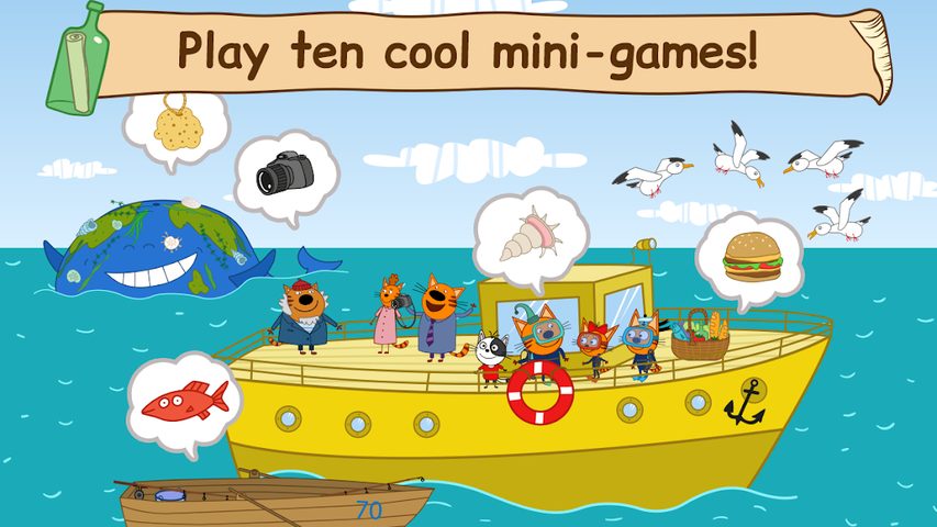 Screenshot 3: Kid-E-Cats Sea Adventure Game!