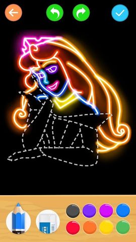 Screenshot 3: Learn to Draw Princess