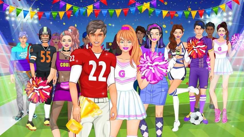 Screenshot 1: College Sport Team Makeover