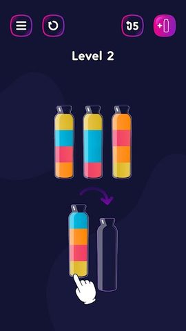 Screenshot 1: Get Color - Water Sort Puzzle