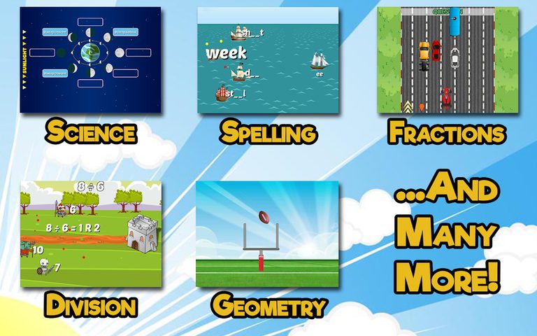 Screenshot 2: Fourth Grade Learning Games