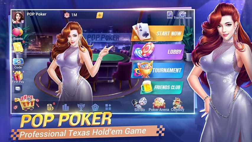 Screenshot 1: POP Poker — Texas Holdem game