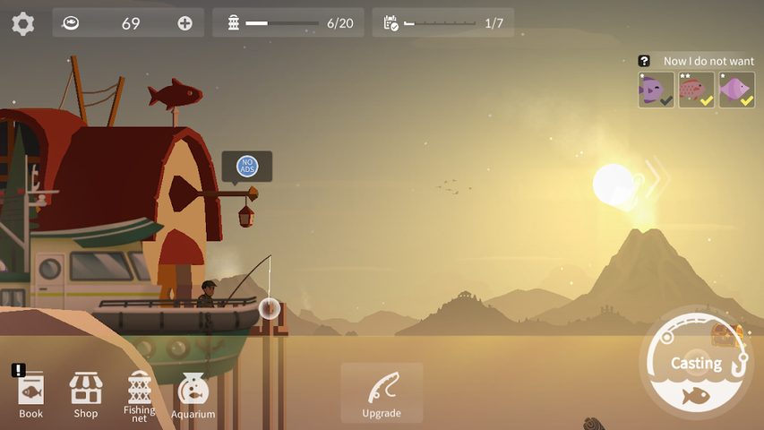 Screenshot 7: Fishing and Life