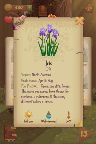 Screenshot 5: Flower Book Match3 Puzzle Game