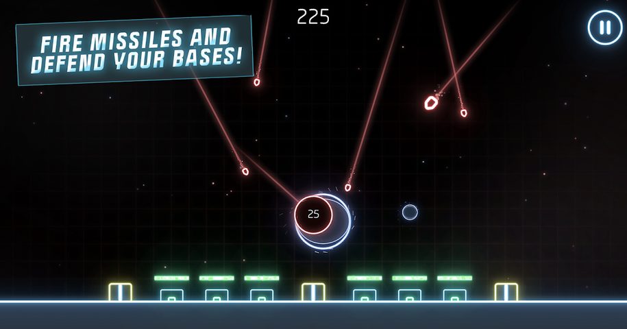 Screenshot 2: Missile Command: Recharged