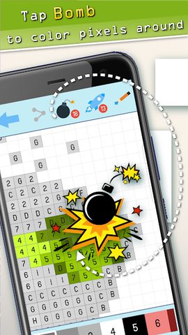 Screenshot 2: Pixyfy: pixel art, color by number, coloring games