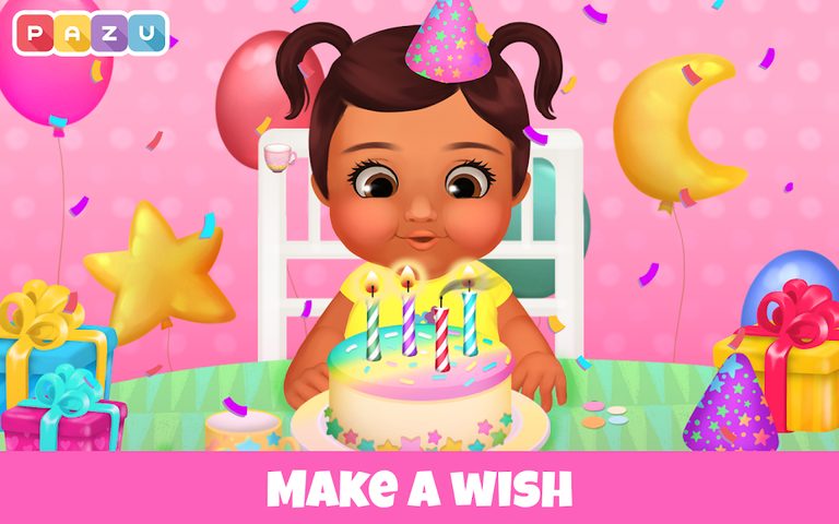 Screenshot 2: Baby Birthday Maker Game