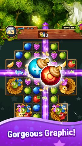 Screenshot 3: Sweet Fruits POP : Match 3 Puzzle