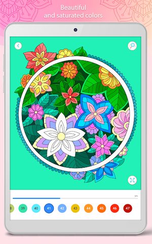 Screenshot 19: Color by Number – Mandala Book