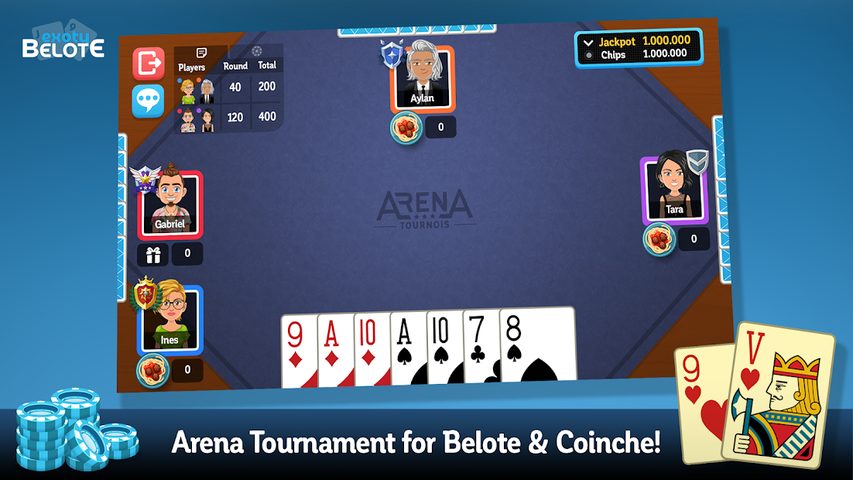 Screenshot 4: Multiplayer Belote & Coinche
