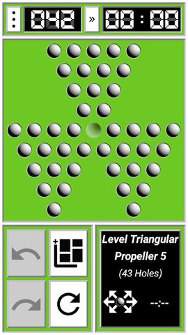Screenshot 1: Peg Solitaire
