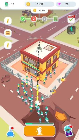 Screenshot 2: Idle Zombie Army