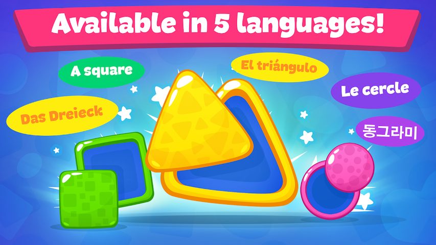 Screenshot 4: Shapes and Colors kids games