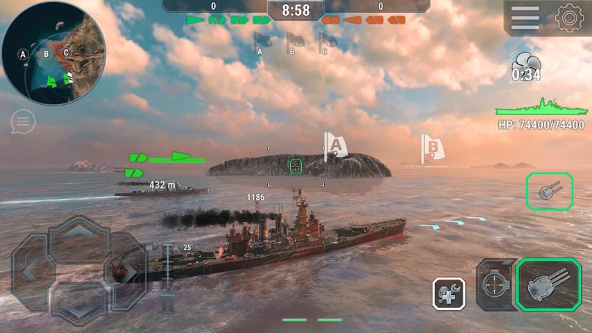 Screenshot 19: Warships Universe Naval Battle