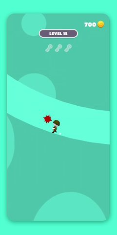Screenshot 1: Escape Run 3D: Find Gold Key