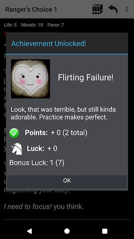 Screenshot 4: Ranger's Choice: Choices Game RPG