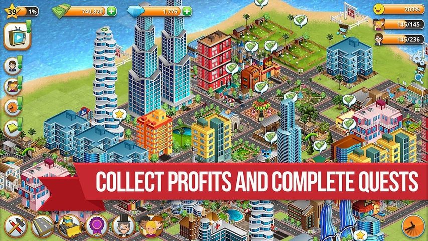 Screenshot 4: Village Island City Simulation