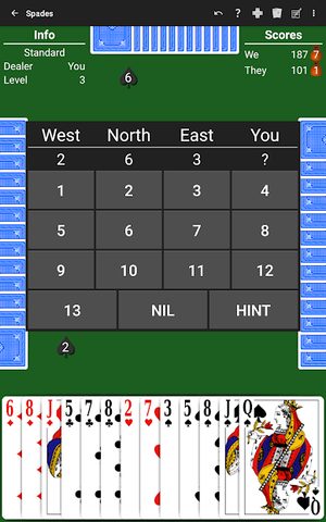 Screenshot 11: Spades by NeuralPlay