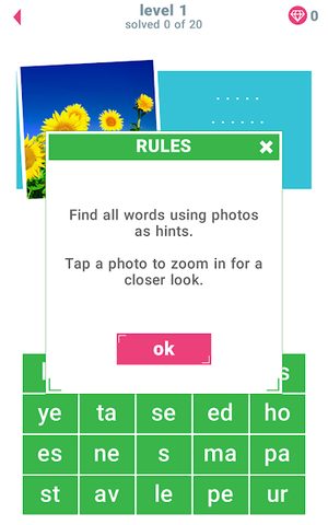 Screenshot 7: 1 Image: 4 words Extra