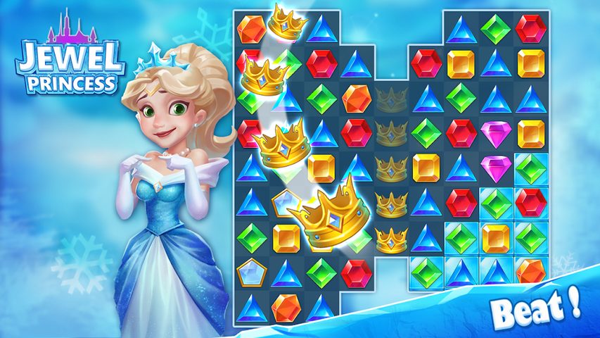 Screenshot 22: Jewel Princess - Match 3 Froze