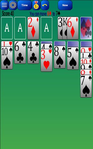 Screenshot 1: Solitaire Free