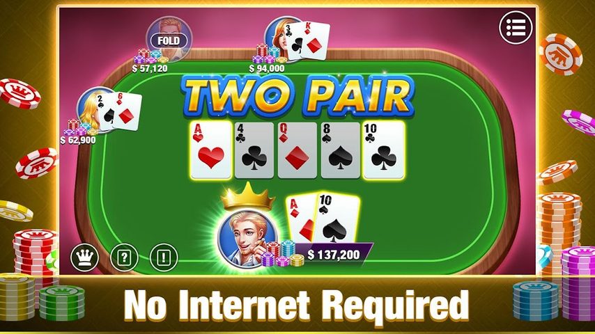 Screenshot 2: Texas Holdem Poker Offline:Free Texas Poker Games