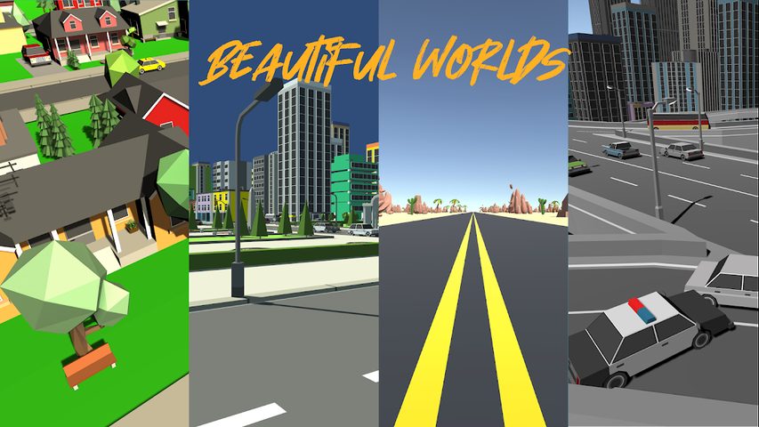 Screenshot 2: Road Rage – Car Crash City Endless Runner Racing