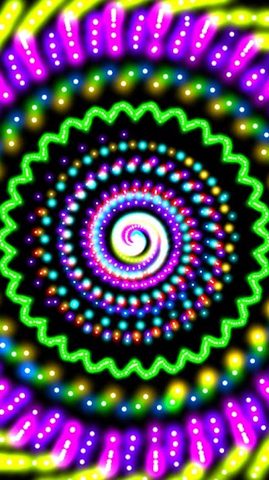 Screenshot 2: Glow Spin Art