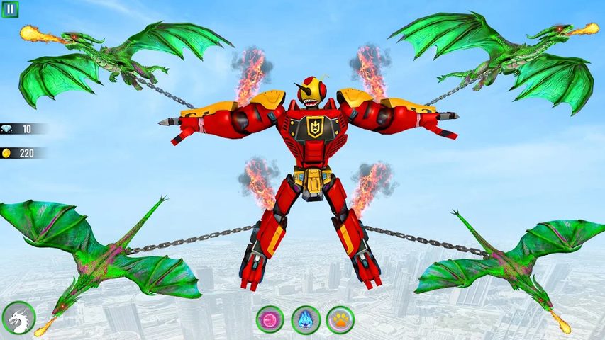 Screenshot 21: Dragon Fly Robot Car Game 3d