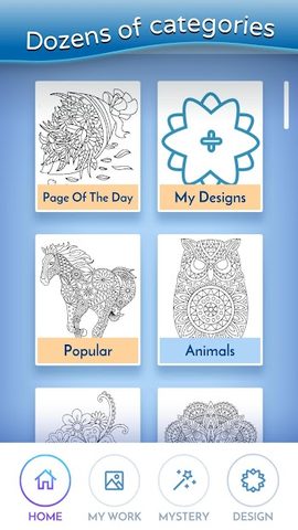 Screenshot 4: Flowers Mandala coloring book