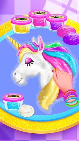 Screenshot 3: Rainbow Glitter Slime Maker