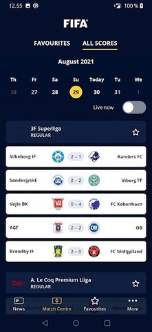 Screenshot 1: FIFA - Tournaments, Soccer News & Live Scores