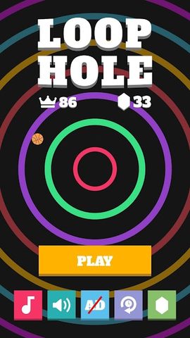 Screenshot 1: Looper - Dancing Line & Tiny Loops Relaxing Jump