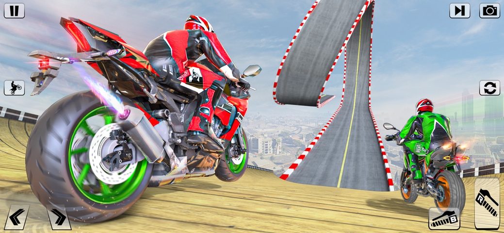 Screenshot 5: Bike 360 Flip Stunt game 3d 4+