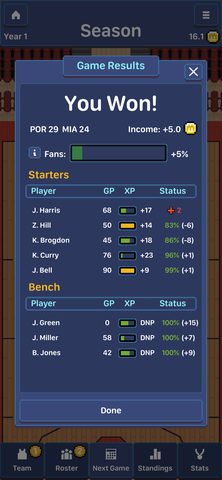 Screenshot 8: Hoop League Tactics 4+