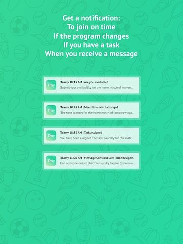 Screenshot 16: Teamy: app for sports teams