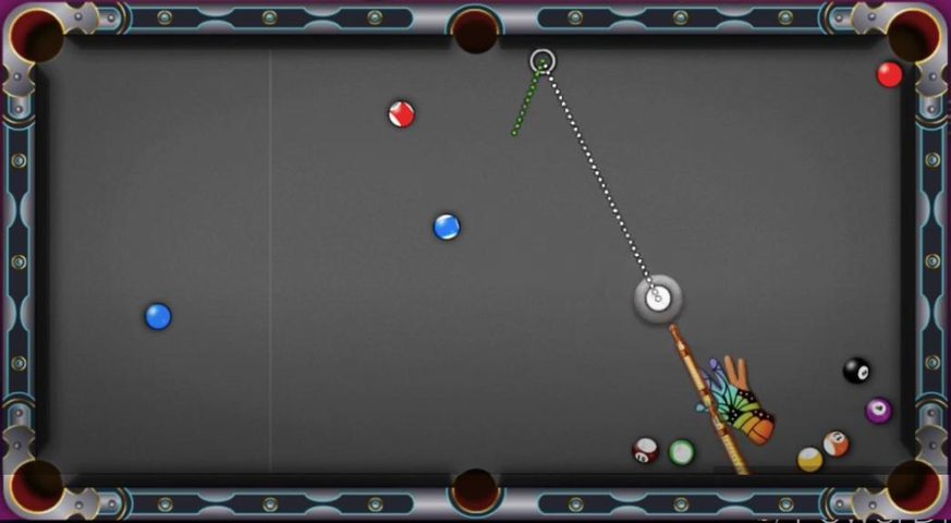 Screenshot 1: POOL STRIKE 8 ball pool online