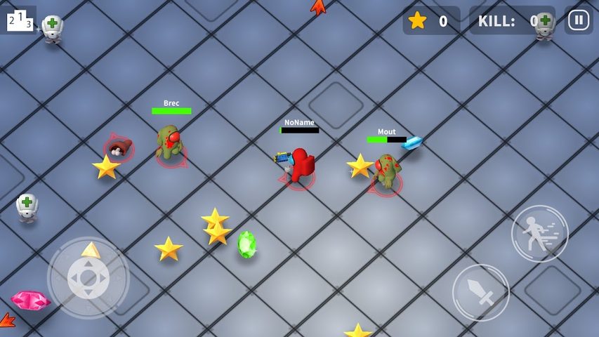 Screenshot 4: Among us VS Zombie .io