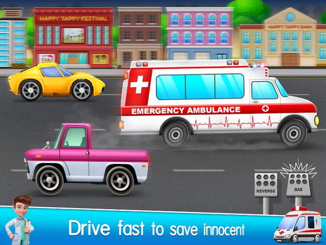 Screenshot 1: Ambulance Doctor Hospital Game
