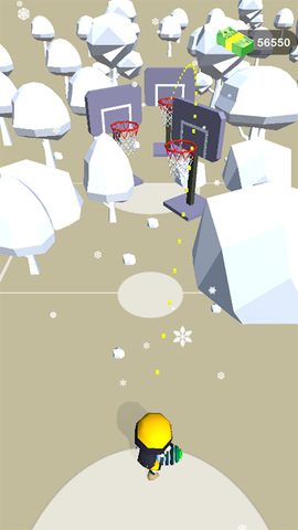 Screenshot 2: Basket Fall - Infinity Shoot