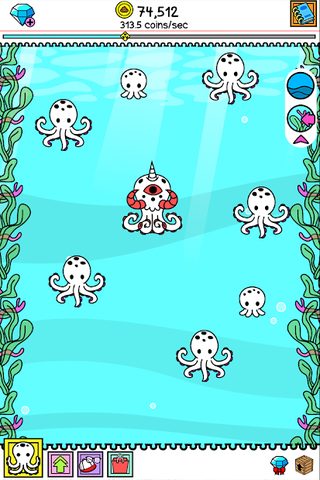 Screenshot 5: Octopus Evolution: Mutant Crazy Merge Clicker Idle